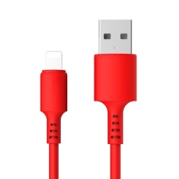 Cable de Datos GTM BP06 3,1a 1,2m Lightning Rojo