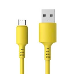 Cable de Datos GTM BP06 3,1a 1,2m Micro Usb Amarillo