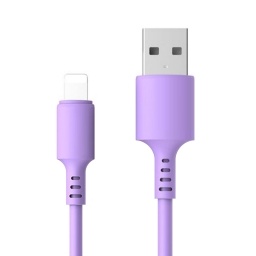 Cable de Datos GTM BP06 3,1a 1,2m Lightning Violeta